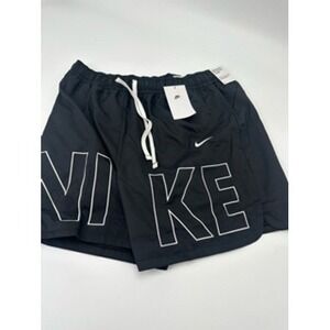 NWT Nike Sportswear Men's Woven Flow Shorts FJ1653-010 Black Size L